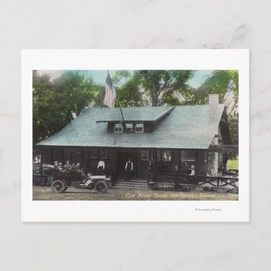 クラブハウスの外観 ポストカード (正面)