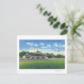 クラブハウスの競走路の景色 ポストカード (スタンド正面)