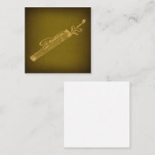 クラブバッグヴィンテージアート エンクロージャーカード (正面/裏面)