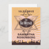 クラブバルミツワーSave the Date 案内ポストカード (正面/裏面)