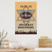 クラブバー（ユダヤ教の）バル・ミツバーポスター ポスター (キッチン)