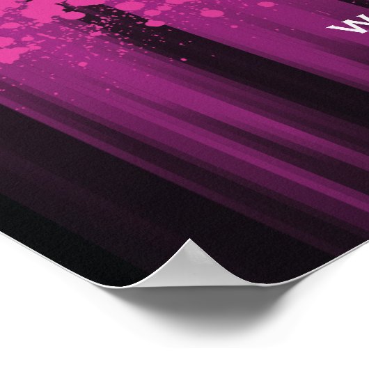 クラブフライヤールックスウィート16ウェルカムポスター ポスター (角)