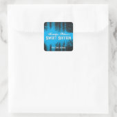 クラブフライヤールックスウィート16ステッカー スクエアシール (バッグ)