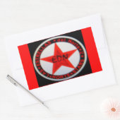 クラブフラグ 長方形シール (封筒)