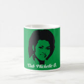 クラブミシェールO. Ceramicのコーヒー・マグ、ケリーの緑 コーヒーマグカップ (中央)