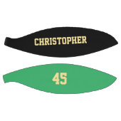 クラブモノグラムのチームプレーヤー名番号カスタム バスケットボール (パネル)