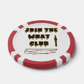 クラブロゴ型デザイン ポーカーチップ (シングル)