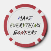 クラブロゴ型デザイン ポーカーチップ (裏面)