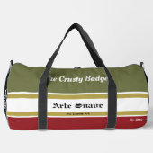 クラブロパーソナライズされたゴBJJ Arte Suave Jiu Jitsu ダッフルバッグ (正面)