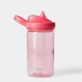 クラブ名とローンテニスチームロゴの追加 ウォーターボトル (右面)