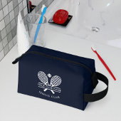 クラブ名を追加するテニスアイコンNavy Blue ドップキット