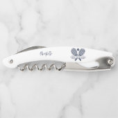 クラブ名テニスチームの追加Any Color White ソムリエナイフ (裏面)