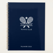 クラブ名テニスラケットNavy Blue 2025を追加 プランナー手帳 (正面)