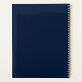 クラブ名テニスラケットNavy Blue 2025を追加 プランナー手帳 (裏面)