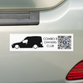 クラブ広告への愛 バンパーステッカー (車上)