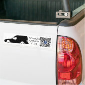 クラブ広告への愛 バンパーステッカー (トラック上)