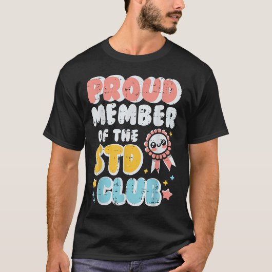 クラブ誇りを持った・ユーモア・ジョークの不適切なメンバー Tシャツ (正面)