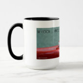 クラブ赤いマグのデザイン#333 マグカップ (左)