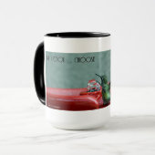 クラブ赤いマグのデザイン#333 マグカップ (正面左)