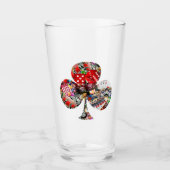 クラブ遊のカードシェイプ*ギャンブラー喜び タンブラーグラス (正面)