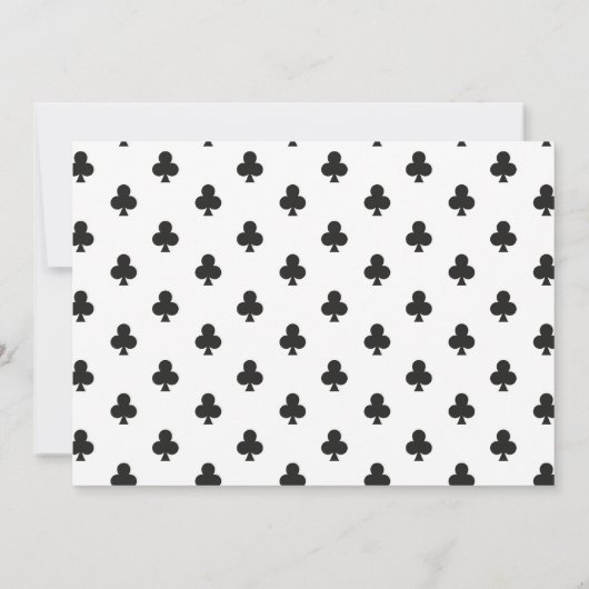 クラブ遊ズカードベガス卒業パーティー写真 招待状 (裏面)