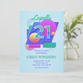 クラブ21の誕生日パーティー 招待状 (スタンド正面)