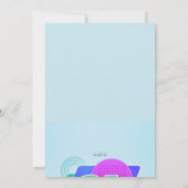 クラブ21の誕生日パーティー 招待状 (裏面)