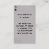 クラブ~の名刺の3 名刺 (裏面)