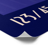 クラブ/カラオケ企業のパーティーのロゴの追加 ポスター (角)