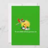 クラブ/サマー企業のカクテルパーティの招待状 招待状 (裏面)