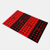 クラブ、スペード、ハート、ダイヤモンド – カッコいい ドアマット (アングル)