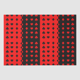 クラブ、スペード、ハート、ダイヤモンド – カッコいい 薄葉紙