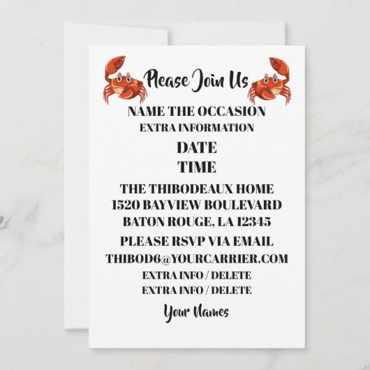 クラブ・ボイル / いつでも 招待状 (裏面)