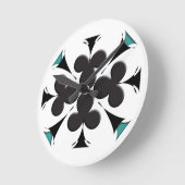 クラブ ラウンド壁時計 (傾斜)