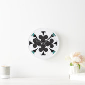 クラブ ラウンド壁時計 (ホーム)