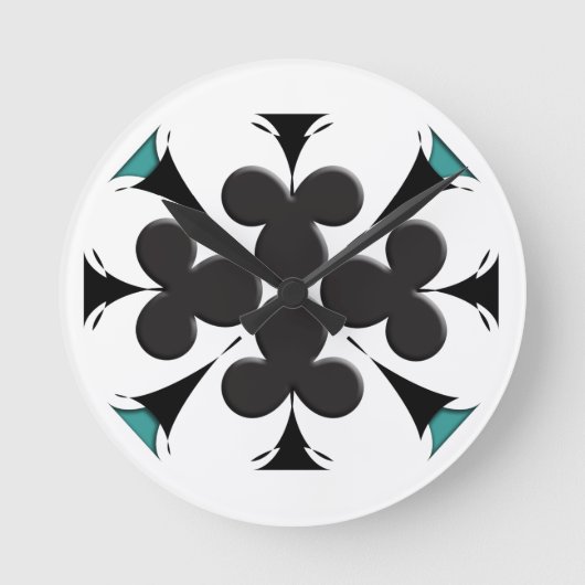 クラブ ラウンド壁時計 (正面)