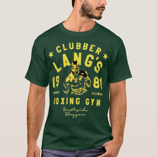 クラブ・ラングのボクシングジム Tシャツ (正面)
