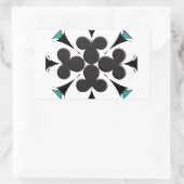 クラブ 長方形シール (バッグ)