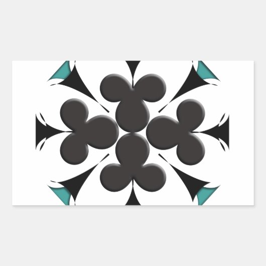 クラブ 長方形シール (正面)