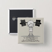 クラブB.IT.U.B - よりバランスよく 缶バッジ (正面&裏面)