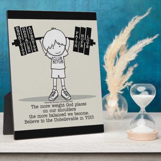 クラブBITB – よりバランスの取れた フォトプラーク (側面)