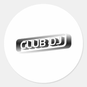 クラブDJ ラウンドシール