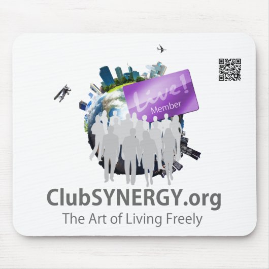 クラブSYNERGY – マウスパッド (正面)