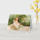 クラプサドル：エンジェル遊ズ・ハープ カード (黄色い花)