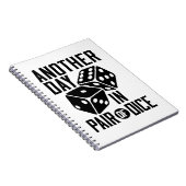 クラプスカジノペアの別の日のサイコロ ノートブック (右側)