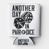 クラプスカジノペアの別の日のサイコロ 缶クーラー (正面)