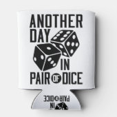 クラプスカジノペアの別の日のサイコロ 缶クーラー (裏面)