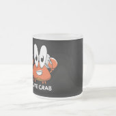 クラプタスティックかわいこちゃん。 フロストグラスマグカップ (正面右)