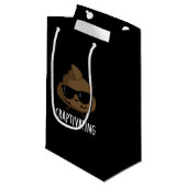 クラプティおもしろいングクールウンチプンダークBG スモールペーパーバッグ (正面アングル)