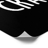 クラプティおもしろいングクールウンチプンダークBG ポスター (角)